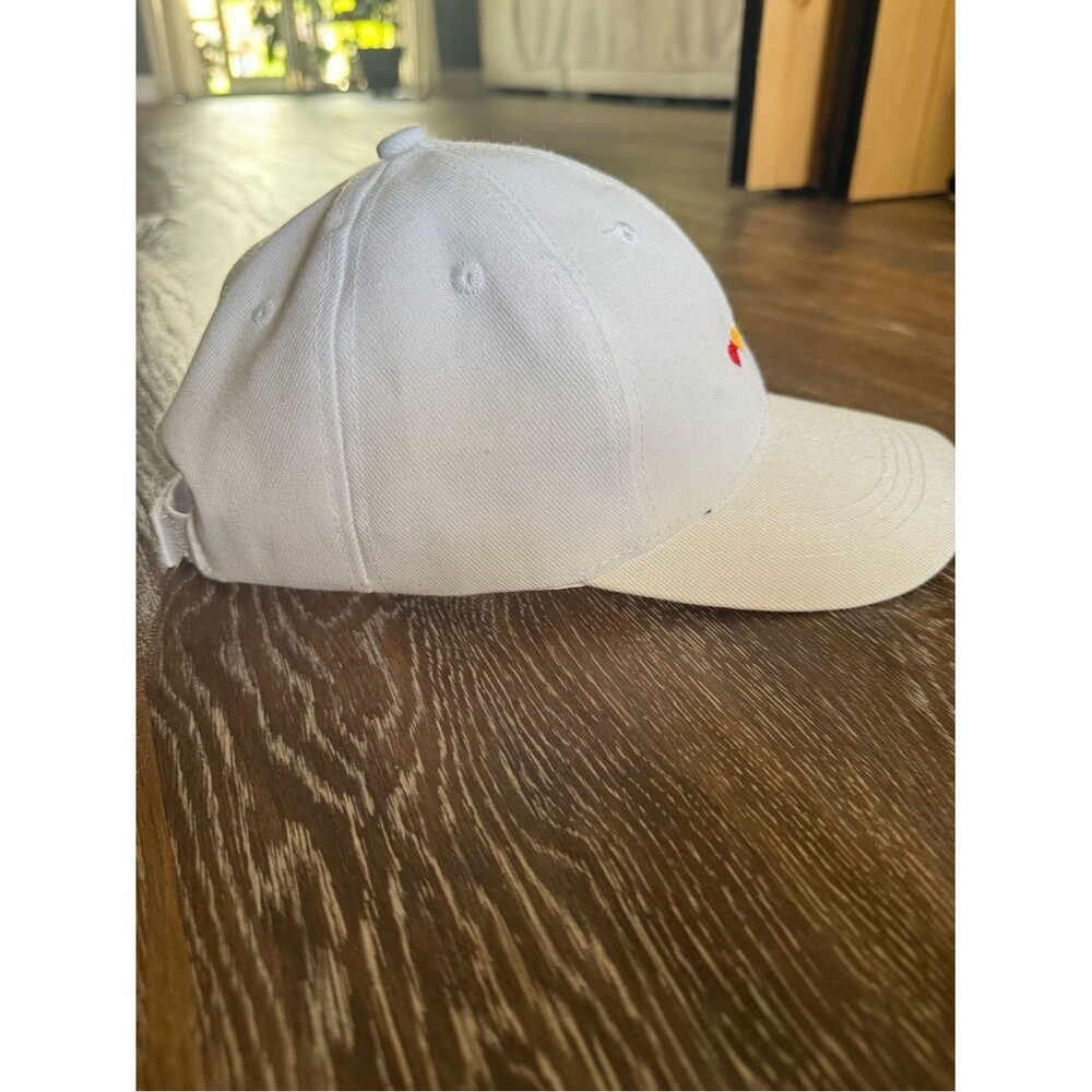 White PRIDE Baseball Cap - adult - Picture 4 of 7